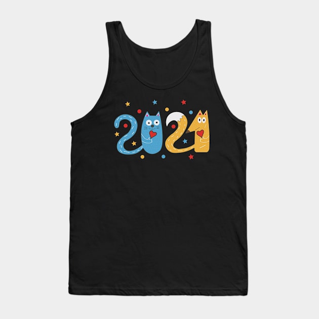 HELLO 2021 Tank Top by NASMASHOP